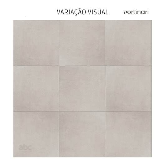 Porcelanato Portinari York SGR Hard 87,7x87,7cm Cinza Retificado  - Imagem principal - 84b75591-f6cd-4b5d-ad80-c7dab2e492bf