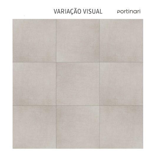 Porcelanato Portinari York SGR Polido 87,7x87,7cm Cinza Retificado  - Imagem principal - ec2e2a35-4a63-4e64-bf4b-fe67b67efbdb