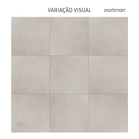 Porcelanato Portinari York Soft Gray Acetinado 90x90cm Retificado - Imagem principal - 836e0873-b5f8-4bf5-b5e6-8acdd089a60a