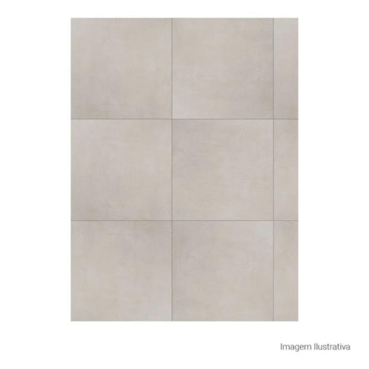 Porcelanato Portinari York Soft Gray Hard  90x90cm Retificado - Imagem principal - 217c43c9-ee95-46db-8521-8fedf64591bc