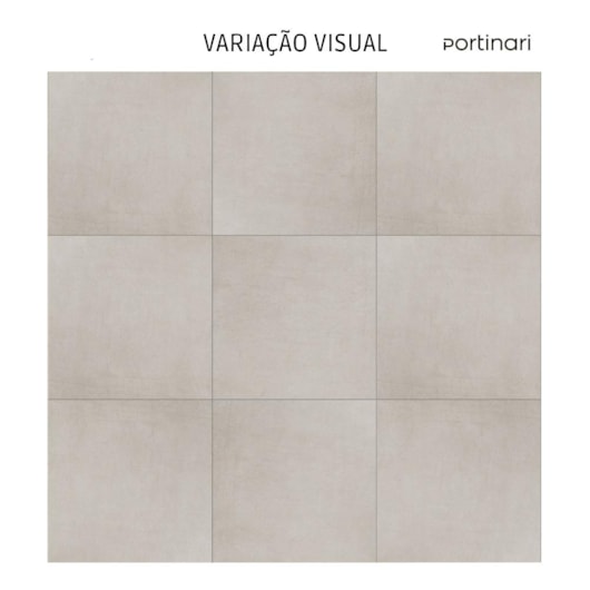 Porcelanato Portinari York Soft Gray Polido 90x90cm Retificado - Imagem principal - 0fa2796b-f064-4b3c-ae41-4a83e9afbacf