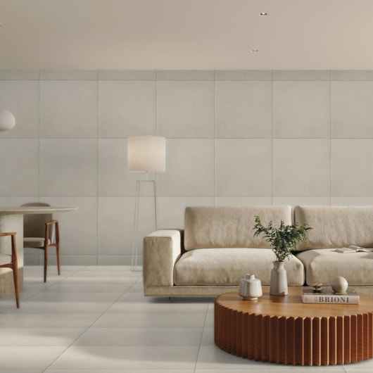 Porcelanato Portinari York White Acetinado 90x90cm Retificado - Imagem principal - a2399daa-f26e-4fdf-a60c-b21861211948