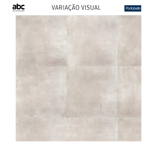 Porcelanato Portobello Belgique Clair Externo 90x90cm Branco Retificado  - Imagem principal - f4a3d921-db30-40ac-8b94-b1f0f05665f0