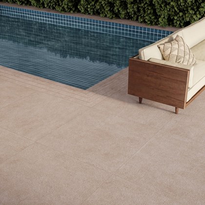 Porcelanato Portobello Broadway Cement Externo 90x90cm Cinza Retificado 