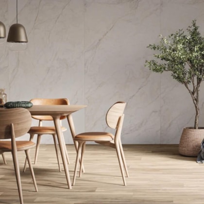 Porcelanato Portobello Canela Dourada Natural 20x120cm Retificado