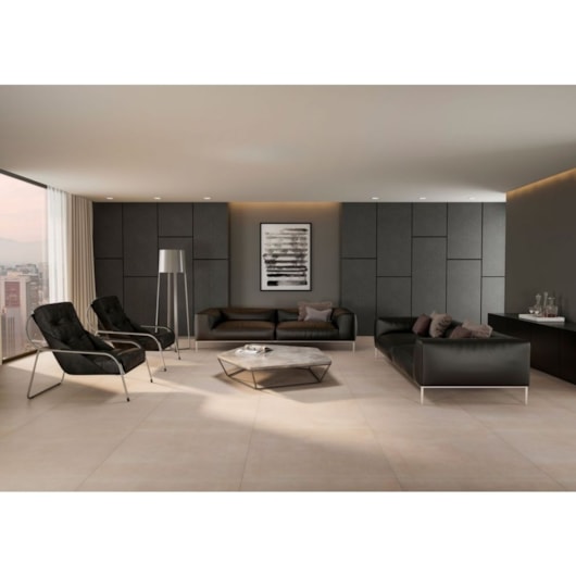 Porcelanato Portobello Hit Gris Natural 80x80cm Retificado - Imagem principal - da00e0c9-c1d7-4379-bf90-beaf4d627418