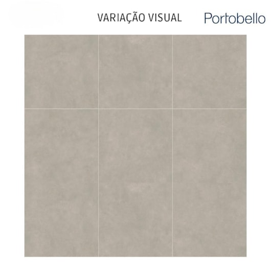 Porcelanato Portobello Hit Gris Natural 90x90cm Retificado - Imagem principal - 1efaf6b2-1e0c-417f-bf08-aebab8278b7c