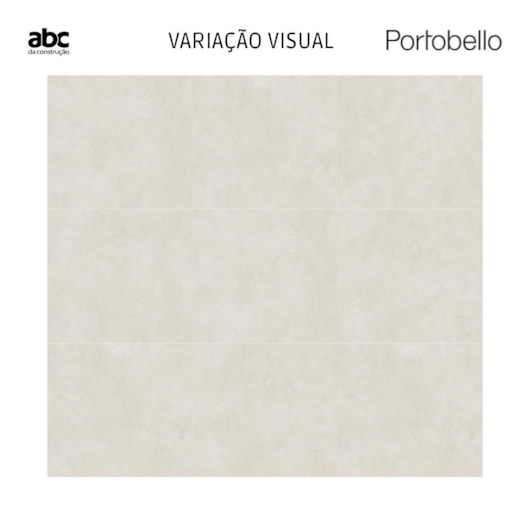 Porcelanato Portobello Hit Off White Natural 90x90cm Retificado - Imagem principal - 5ee33e2d-bda0-4618-b986-15f296789499