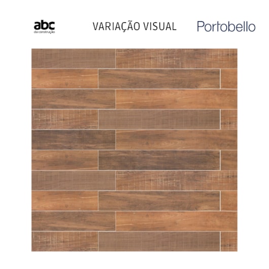 Porcelanato Portobello Ibirapuera Mix Madeira Externo 20x120cm Retificado  - Imagem principal - 54a1499f-e31d-4c71-8064-e24b6b103a87