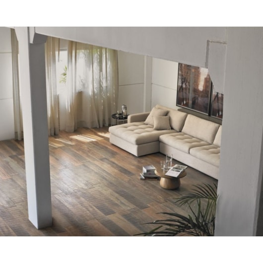 Porcelanato Portobello Ibirapuera Mix Natural 20x120cm Retificado  - Imagem principal - 1ed53859-b940-43ba-b6c9-98531a230a95