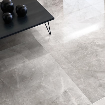 Porcelanato Portobello Mare Dautunno Natural Cinza 90x90cm Retificado 