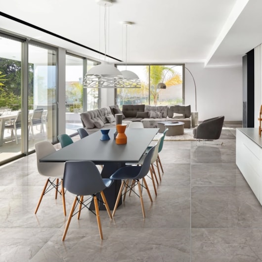 Porcelanato Portobello Mare Dautunno Natural Cinza 90x90cm Retificado  - Imagem principal - eed15709-feb3-4f9b-b4ad-db21a6de56f4