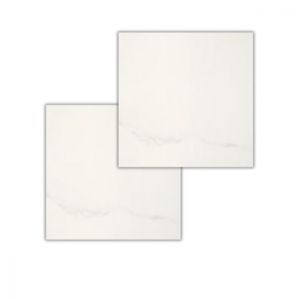 Porcelanato Portobello Michelangelo Polido 90x90cm Branco Retificado 