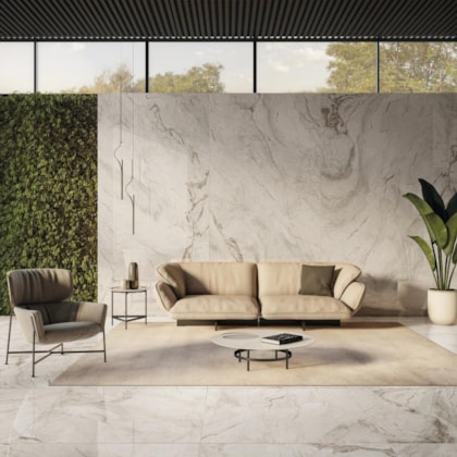 Porcelanato Portobello Mont Blanc Polido 120x120cm Retificado
