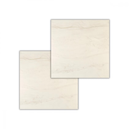 Porcelanato Portobello Mont Blanc Polido 90x90cm Branco Retificado 