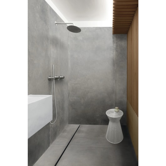 Porcelanato Portobello Nord Cement Cinza Natural 90x90cm Retificado  - Imagem principal - ed9f0ab9-ff49-46ef-b5d4-26924aba1236