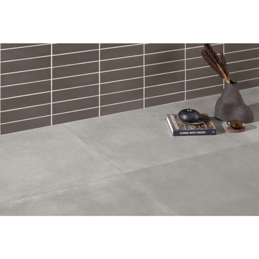 Porcelanato Portobello Nord Cement Natural 90x90cm Retificado - Imagem principal - 9dd2b656-208f-4240-8db5-2d937bfada8d