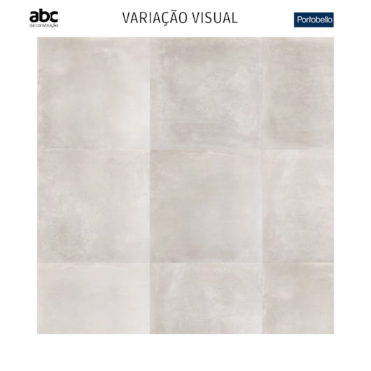 Porcelanato Portobello Nord Ris Cinza Natural 90x90cm Retificado - Imagem principal - f3b3e83a-a1e3-47bc-9605-d524c252ae5b