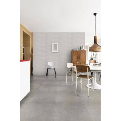 Porcelanato Portobello Orbit Gray Externo 80x80cm Cinza Retificado 