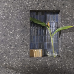 Porcelanato Portobello Samba Rock Graphite Externo 90x90cm Retificado