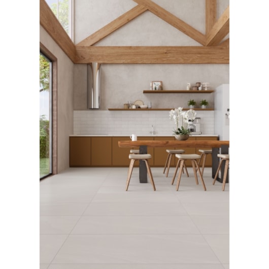 Porcelanato Retificado 60x120cm Khali Off White Acetinado A Eliane - Imagem principal - b6f2a198-41cb-4eb3-b026-ddc7da431e3e