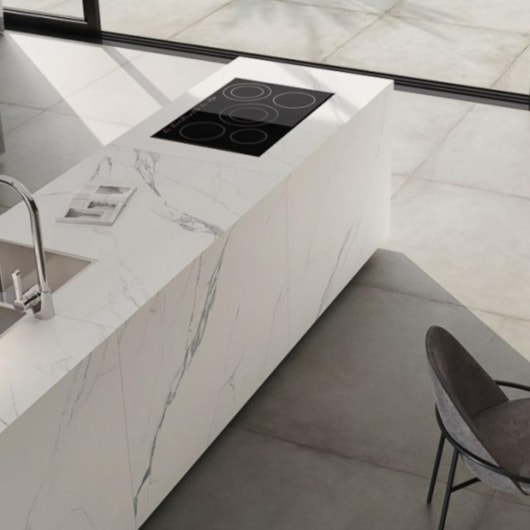 Porcelanato Retificado Ballet Statuario Wh Natural Portinari 120X120Cm - Imagem principal - d76debf3-7de7-47ac-8dac-272769eaa5cb