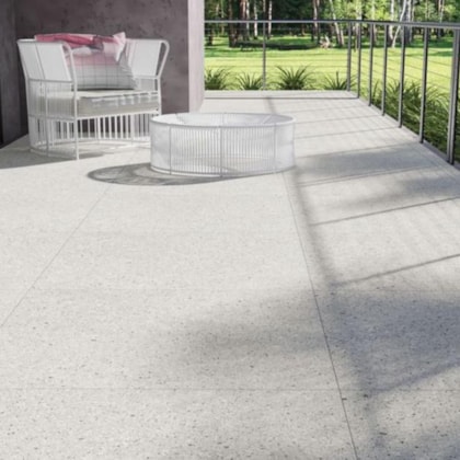 Porcelanato Retificado Battuto Gr Externo Portinari 100X100Cm