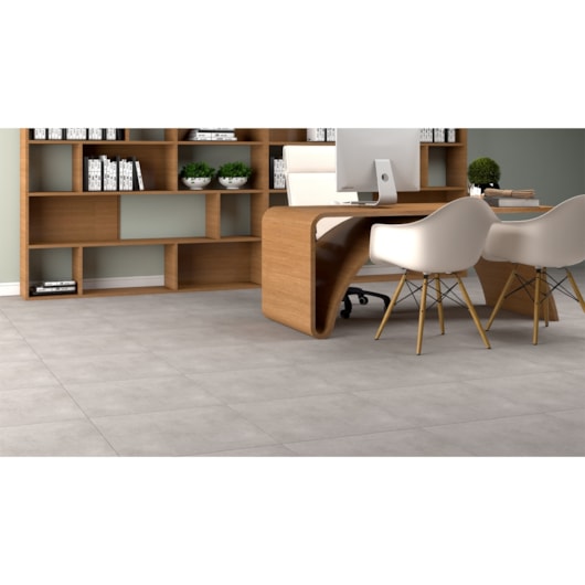 Porcelanato Retificado Boston Cement Natural A Villagres 71,6x71,6 cm - Imagem principal - 0d2a51bc-7e64-475e-8dbd-5b712cde7c31