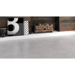 Porcelanato Retificado Boston Silver Natural A Villagres 71,6x71,6 cm