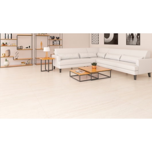 Porcelanato Retificado Colosseo Polido A Villagres 80,5x140 cm - Imagem principal - 3af2dce7-ee61-4565-bc80-481aef154c02