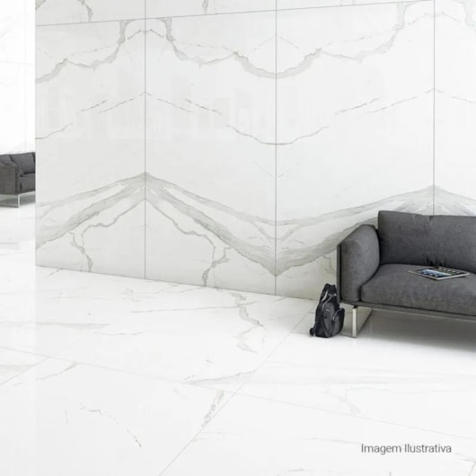 Porcelanato Retificado Duomo Marmo Open Book Polido Portinari 120X240Cm - Imagem principal - 60fbddfb-d48f-4862-80b1-8775767c72bd