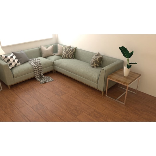 Porcelanato Retificado Ecofloor Jatobá Acetinado Villagres 24,5x100cm - Imagem principal - 2aeae95c-6435-4b0d-acd1-ec9376b29c1f