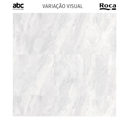 Porcelanato Retificado Light Marble Wh Polido 7mm A Roca 90x90 cm - Imagem principal - bbb82c97-8e23-4d0c-bf6e-c71e86e19139