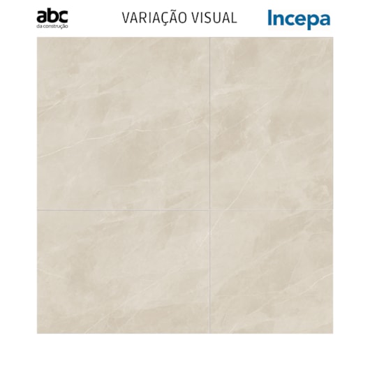 Porcelanato Retificado Lm Ortiz Bege Acetinado Incepa 120x120cm - Imagem principal - 91f12e5a-0a21-4db1-b869-ec62249ece23