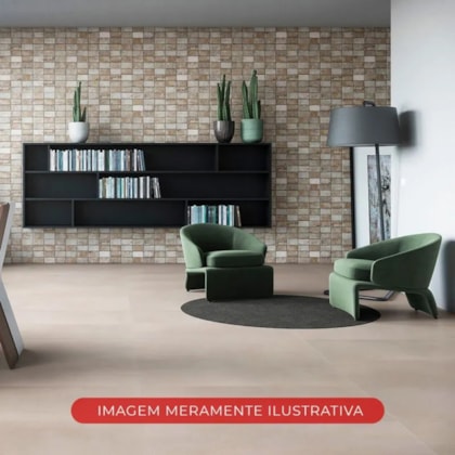 Porcelanato Retificado Munari Marfim Acetinado Eliane 60x120 cm
