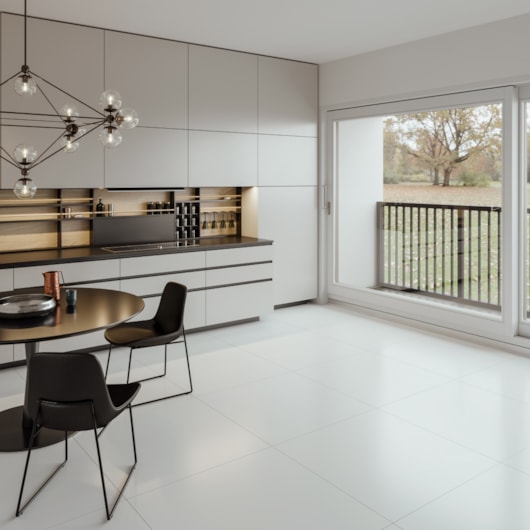 Porcelanato Retificado Nórdico Snow Acetinado 7mm Incepa 90x90 cm - Imagem principal - e8556119-94cb-4389-a2cf-2d62e50735eb