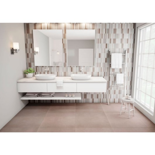 Porcelanato Retificado Portobello Hit Fendi Externo 80x80cm - Imagem principal - 28291281-409c-48c0-9452-8c20a0c5f893