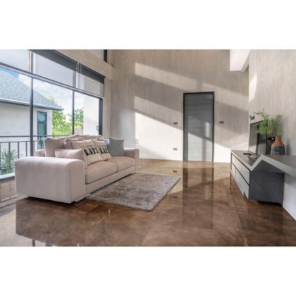 Porcelanato Retificado Pulpis Castanho Polido Delta 84x84cm