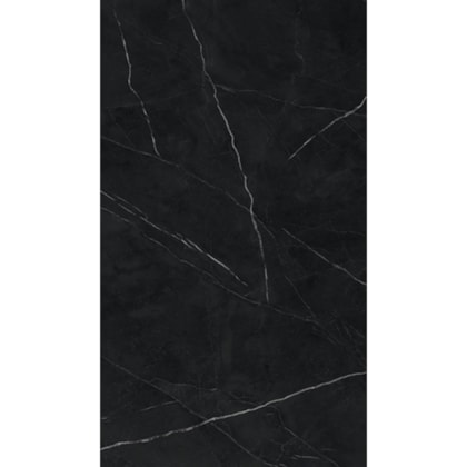 Porcelanato Retificado Royal Black Polido A Villagres 80,5x140 cm