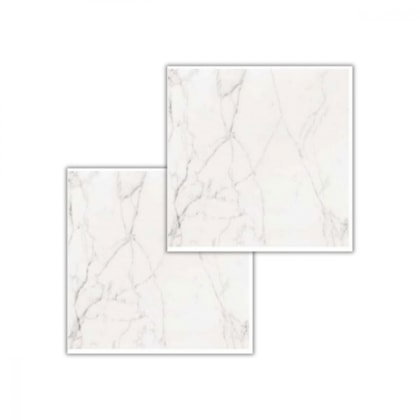 Porcelanato Roca Carrara Acetinado Mármore 120x120cm Retificado 