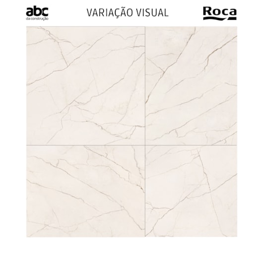 Porcelanato Roca Lincoln Soft Touch 120x120cm Retificado - Imagem principal - 34b171a2-4418-48b8-b578-77f8873c1aec