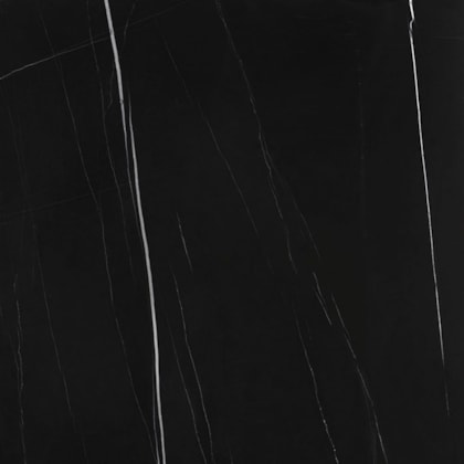 Porcelanato Roca Sahara Noir Polido 120x120cm Preto Retificado 