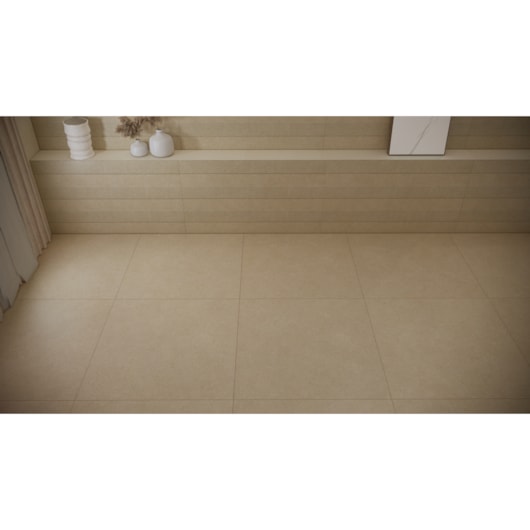 Porcelanato Villagres Areia Natural 108x108cm Retificado - Imagem principal - def971c2-3485-441d-946b-76f36edc9cd1