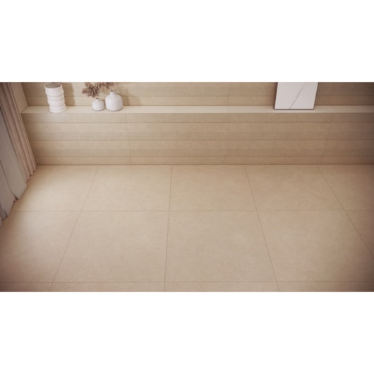 Porcelanato Villagres Argila Natural 108x108cm Retificado - Imagem principal - 6ed7c872-933d-4c97-8008-e7f47d5d780d
