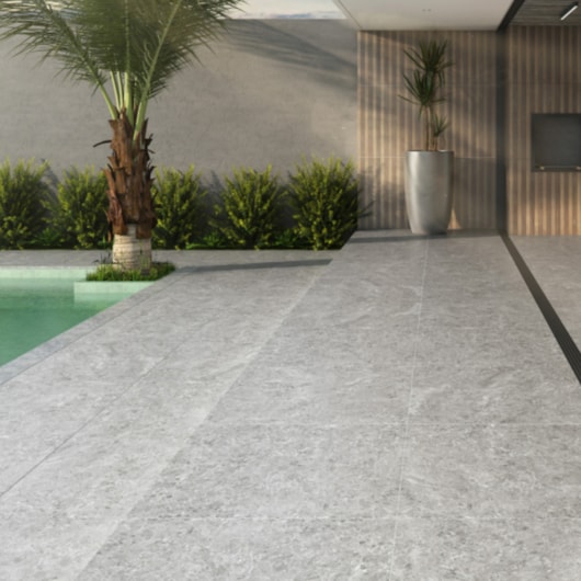 Porcelanato Villagres Lombardia Silver Natural 108x108cm Retificado  - Imagem principal - 01e9c3dc-c41e-40d3-92cc-0956f2414e4c