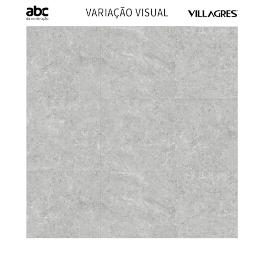 Porcelanato Villagres Lombardia Silver Natural 108x108cm Retificado  - Imagem principal - ff466a91-8d27-49ca-b88d-5b5397239b5d