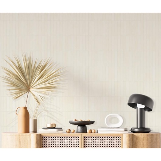 Porcelanato Villagres Mantova Bianco Decor 80,5x140cm Retificado - Imagem principal - 96560e50-59ed-4e5b-9978-0d8a8b84562f