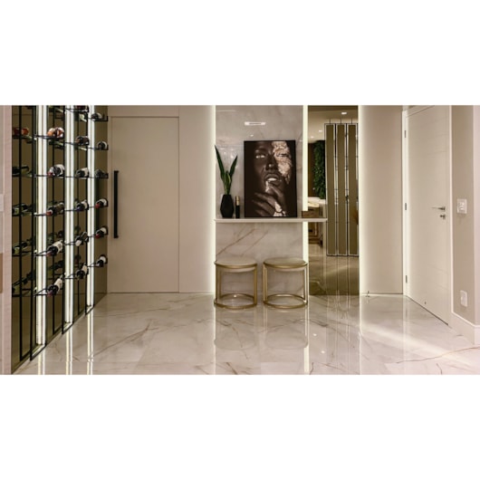 Porcelanato Villagres Palazzo Ducale Polido 108x108cm Retificado - Imagem principal - a5ac9e72-8f9b-45b9-aa91-2c7b9274e40f