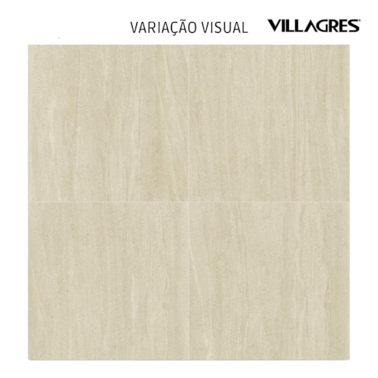 Porcelanato Villagres Santiago Natural 108x108cm Retificado - Imagem principal - 1b6a7128-269d-4502-bd19-a168d47470f8
