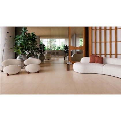 Porcelanato Villagres Trevi Natural 80,5x140cm Retificado